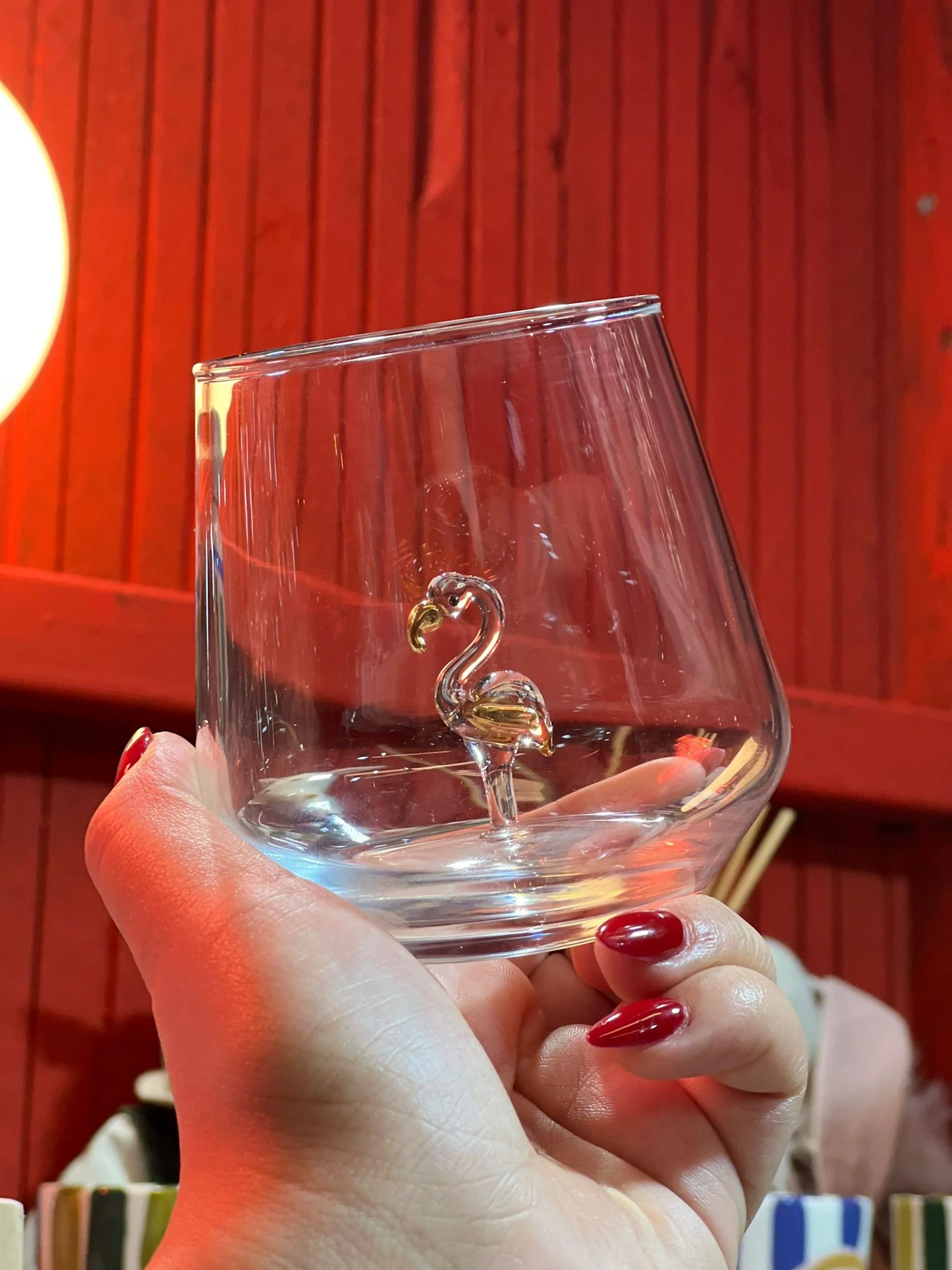 Gold Flamingo Glass - Image 7