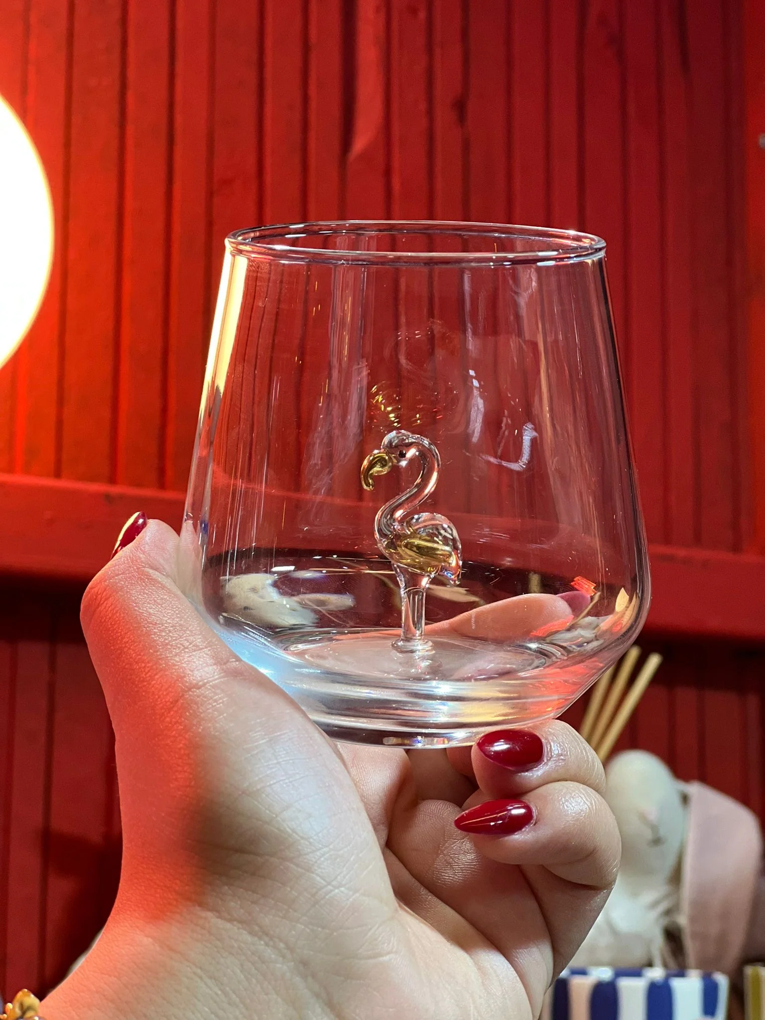 Gold Flamingo Glass - Image 8