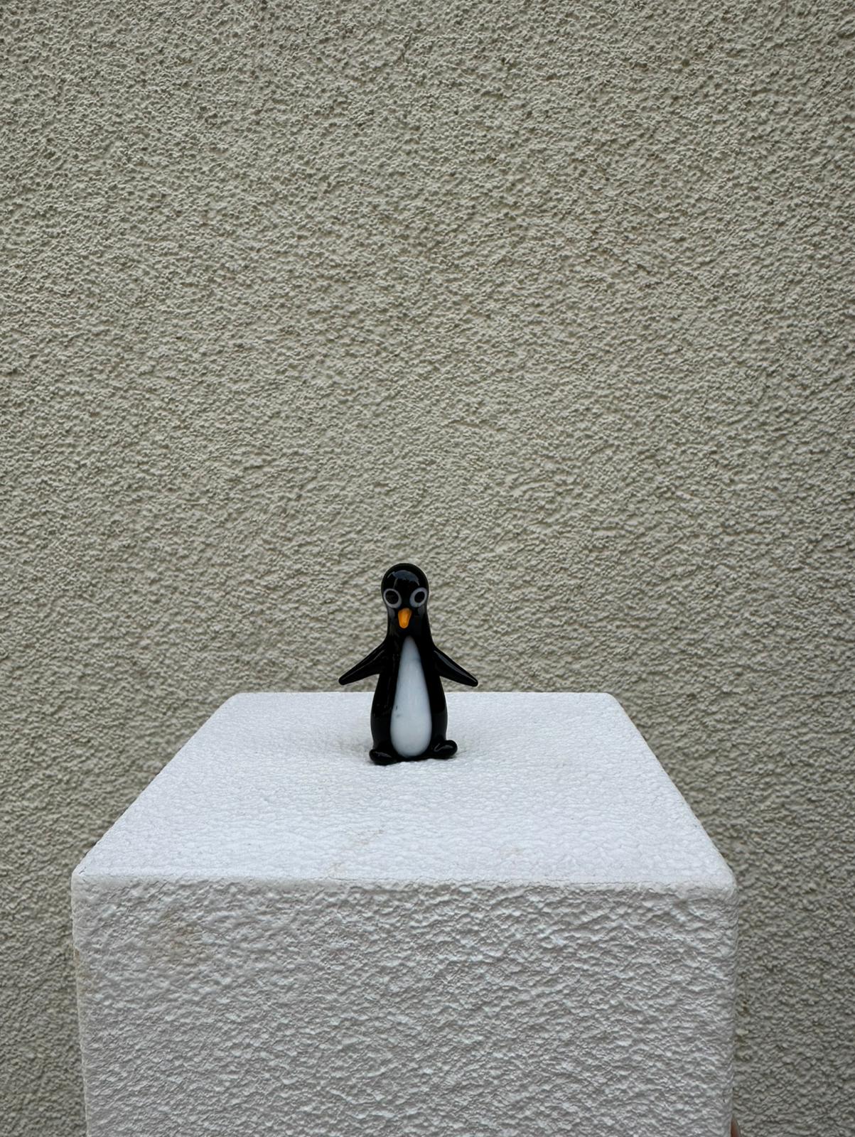 Black Penguin Glass Figurines - Image 2
